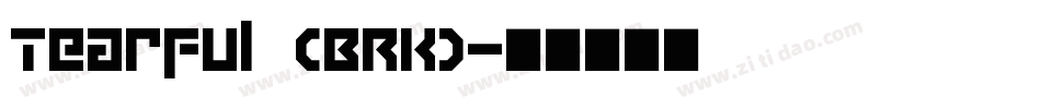 Tearful (BRK)字体转换